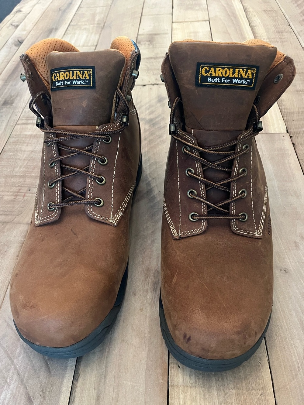 Men’s Carolina CA5520 6” Composite Toe Work Boot Brown Size 15 4E